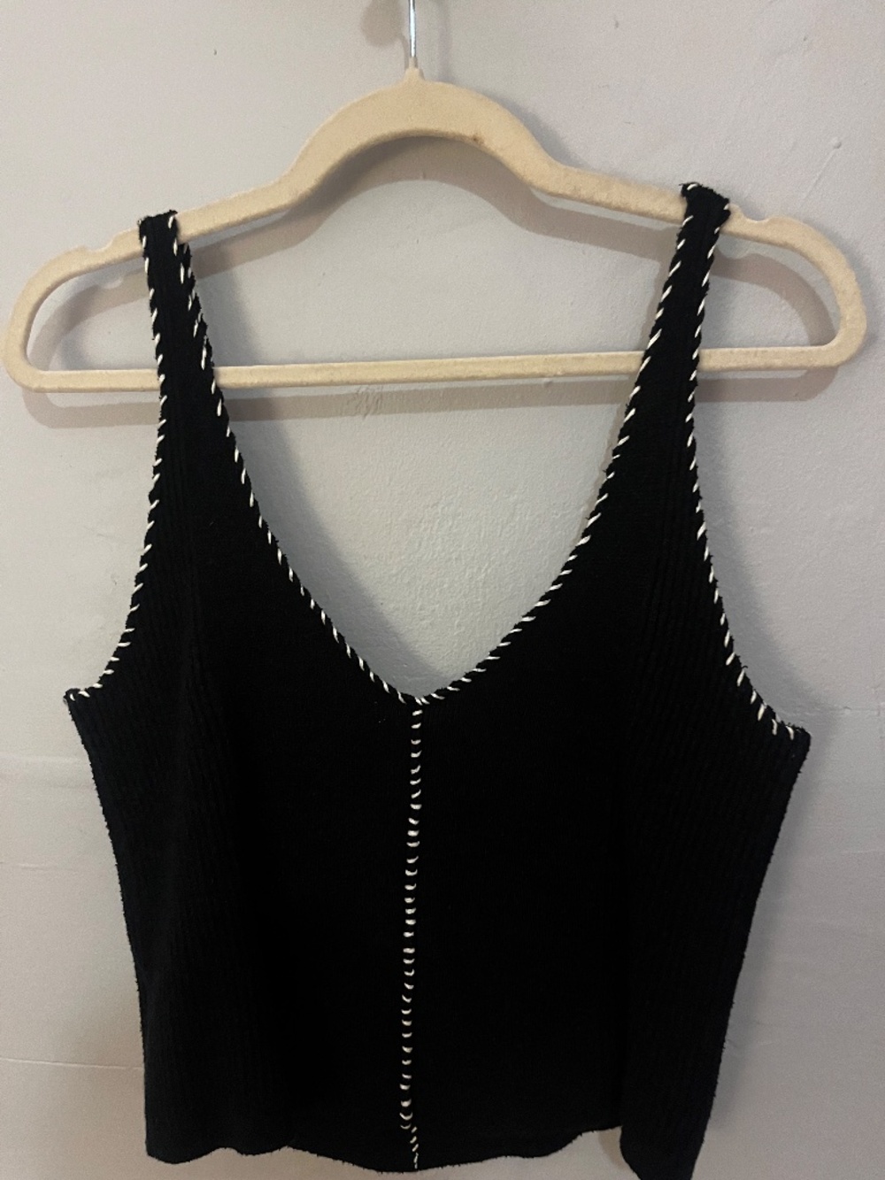 Pilcro Sleeveless V-Neck Icon Sweater Tank - Picture 6 of 9